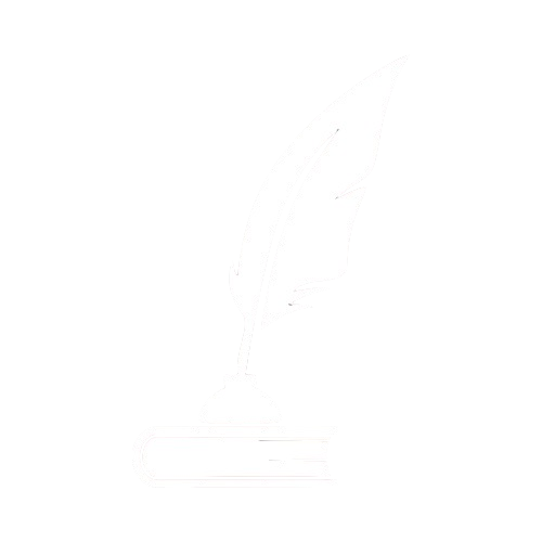 a quill and a book